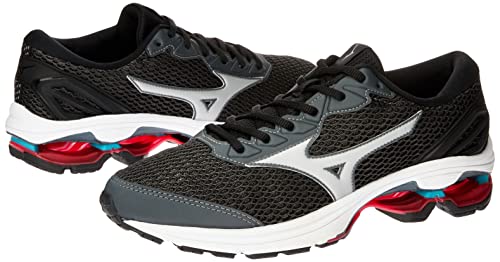 Tênis Mizuno Frontier 13, Masculino, Preto/Vermelho/Azul, 41