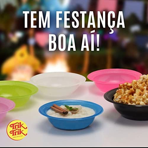 Pratos Fundos descartáveis 12cm - 50 unidades