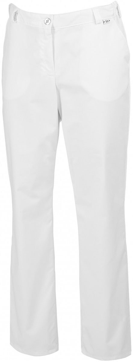 BP 1644-686-21-42n, Women's trousers, with elasticated sides 230,00 g/m², fabric blend with stretch white, 16n
