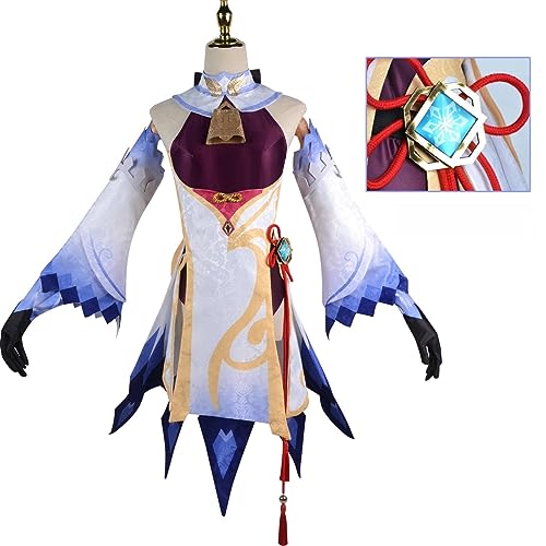 原神 甘雨 コスプレフルセット Amazon.co.jp: 【COSPLEE】原神 甘雨 コスプレ衣装 フルセット