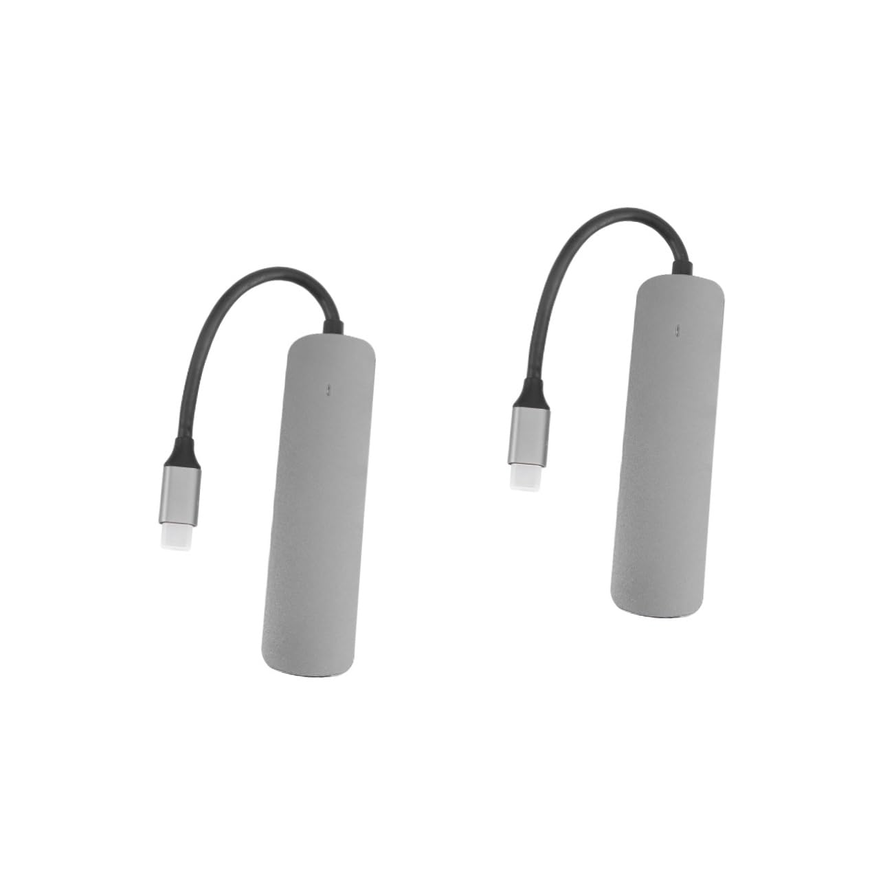 OSALADI 2pezzi Hub Usb Portatile Per Laptop e Smartphone Adattatore Multi-port Con Alta Velocità Di Trasmissione Soluzione Docking Station Per Interfacce Limitate Compatibile Con Tutti