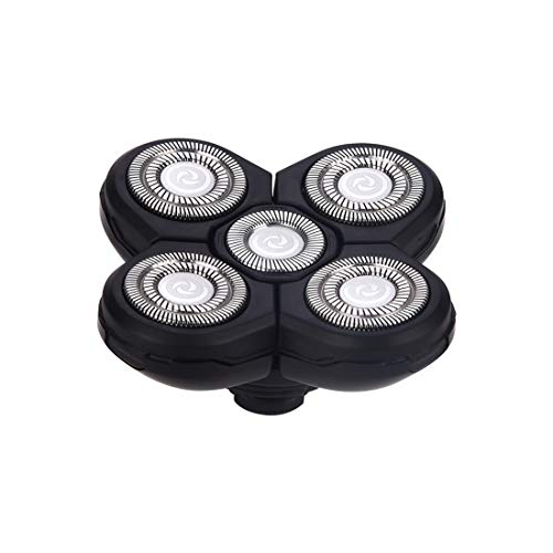 Rasoio Barba ?Tagliacapelli Professionale?Rasoio Elettrico Uomo Con Rifinitore Precisione ?5 Teste Fluttuanti Indipendentemente