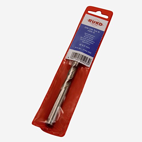 RUKO 2144125 - Broca helicoidal DIN 338, tipo N HSS, en bolsa de plástico (diameter 12,5 mm)