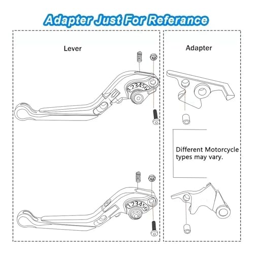 Moto leviers d'embrayage frein pliables pour GSX250R 2019 extensible - 5