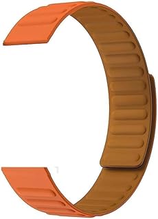 Magnetic Silicone Band 22mm For Samsung Galaxy Watch GT3 46mm/GT2E/GT2 Pro/GT2 46 Orange