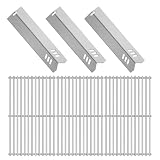 Kalomo Grill Grates Grill Heat Plates Shield Grill Replacement Parts for BBQ Uniflame Grill GBC1030W, GBC1030WRS, GBC1030WRS-C, GBC1134W, GBC1134WRS, Stainless Steel Cooking Grids Accessories