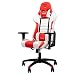 Produktbild Furgle Gaming Stuhl Bürostuhl PC Stuhl Dx Racer Gaming Stuhl Ergonomisches Stuhl PU-Leder Verstellbare Armlehnen für E-Sport Büro Entspannung Weiß/Rot