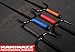 Kamikaze SAI Professional KOBUDO, Solid Wrought Iron, Octagonal, String Grip, Pair (Red String Grip, L (20½