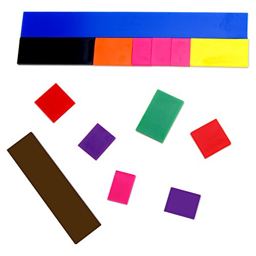 EAI Education Fraction Tiles with Tray: Blank Set of 51 miniatura 2