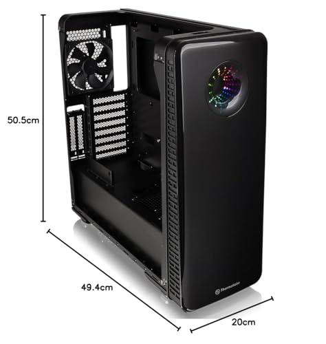 Thermaltake View 28 RGB Tour ATX panneau latéral fenêtré pas d'alimentation USBAudio - vue 5