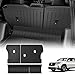 Ecarzo Backrest Mat Compatible with 2026 2025 2024 2023 Honda CRV TPE Back Seat Protector All Weather Waterproof 5-Seat Cargo Liner for Honda CRV 2025 Accessories (4 Pieces with Folding Lip)