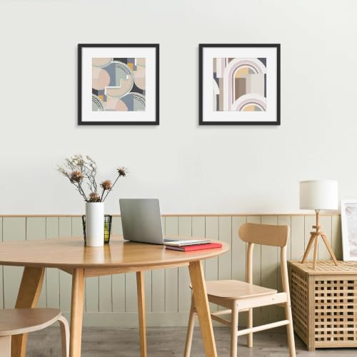 Image of Picrit 16x16 Black Picture Frame, Poster Frame for Wall, 3 Pack