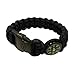 UST Paracord Bracelet with Compass 8 inch, Black