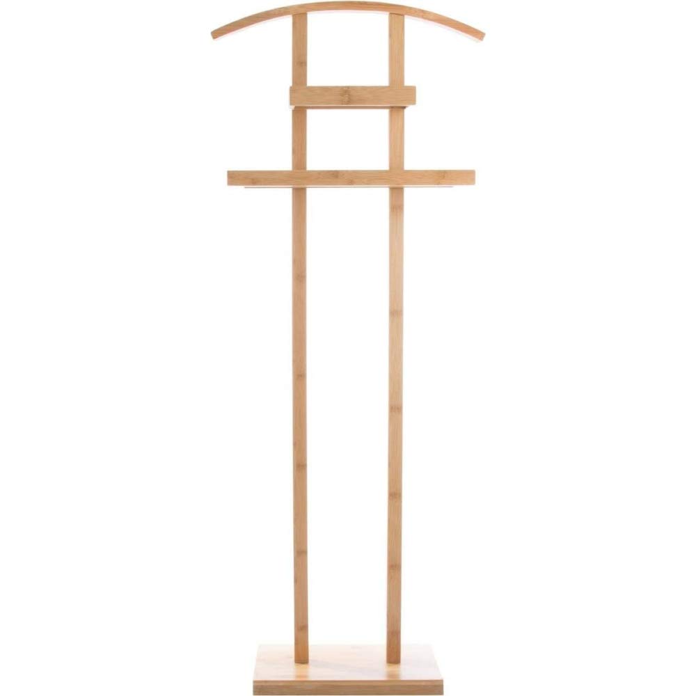 5FIVE Valet Multi-usages en Bambou - Pratique Astucieux - Coloris Bois