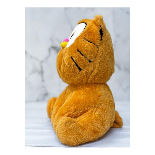 Image of ADORA Cute Orange Cat Soft Toy Plush - 25cm Stuffed Animal for Kids & Adults | Ultra-Soft & Huggable Kitty Plushie | Adorable Gift for Girls, Boys, and Cat Lovers | Kawaii Plush Toy for All Ages