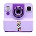 Generic Fotocamera da Stampa Immediata, 2,4 -CH -HD HD Schermo Stampa Termica Foto da 24 MP Video 1080P per Alunni Creatore (PURPLE) immagine