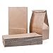 Produktbild ZARRS 50 Stück Kraftpapier PapiertüteBrown Kraft Papiertüten Seed Taschen Mitnehmen verpackt Burgerbrotbeutel Seed Obstbeute