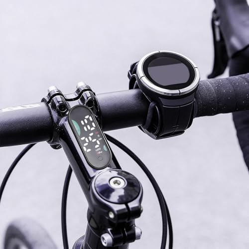 車載ダッシュボードクロック、 5x3cm カー用ミニ時計 タッチ操作 ABS 防水 発光機能搭載,カー ダッシュボード 粘着 時計 車 時-計 小型 デジタル時-計 四角 LEDディスプレイ 読みやすい 電池式 スティックオンクロック 自転車 バイクダッシ-ュボード 通勤・旅行・冒険・トラック・車両・セダン・ミニバン・オートバイ・バイク用 [2]
