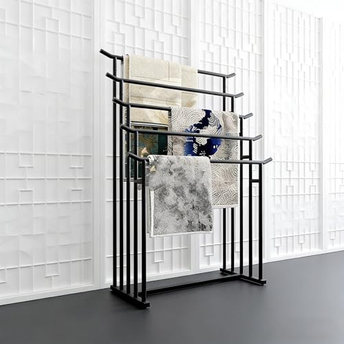 Perchero ajustable para telas rojo que optimiza el espacio de almacenamiento en tu tienda 4