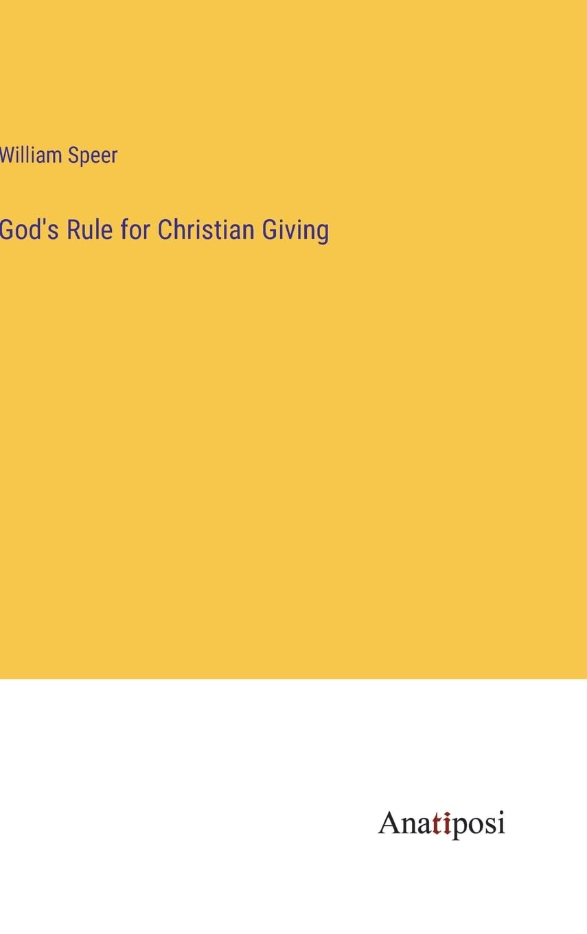God's Rule for Christian Giving