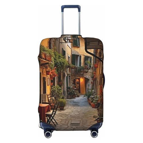 Housse de protection pour valise extensible : voyagez avec le motif Old Street Noir