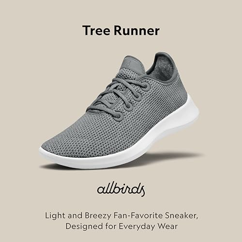 Allbirds Men’s Tree Runner, Everyday Sneakers, Machine Washable Shoe Made with Natural Materials