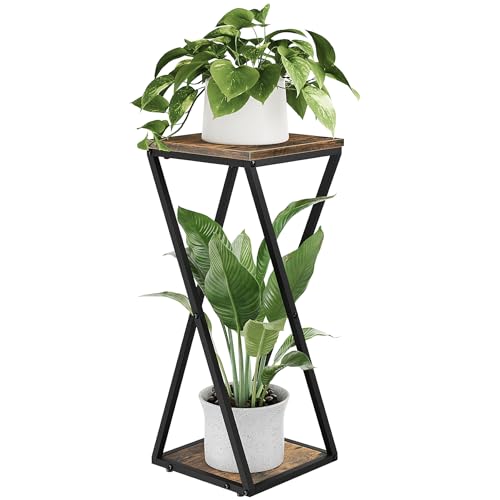 Bamworld Tall Plant Stand Indoor Corner Plant Shelf Tiered Plant