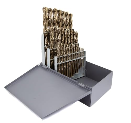 Image of Drill America 29 Piece m35 Cobalt Drill Bit Set (1/16" - 1/2" x 64ths), DWDCO Series