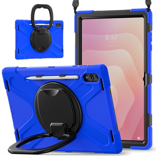 Protection Samsung Galaxy Tab S11 Ultra antichoc JZ étui 14.6 anti-chute bleu