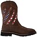 Wolverine Men's Rancher Claw Waterproof Wellington Boot, Brown/Flag, 10