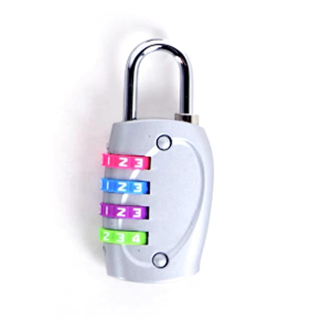 Tbay 4 Digits Padlock Combination Lock for School, Employee, Gym & Sports Locker, Fence, Toolbox, Case, Hasp Storage (Multi- Ⅱ)