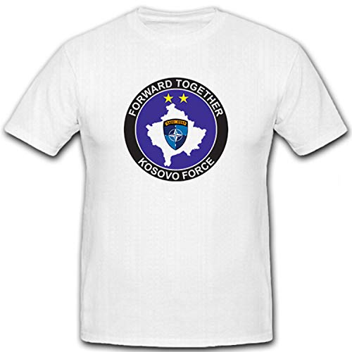 T-Shirt OTAN Emblème Kosovo Force avec Devise Forward Together