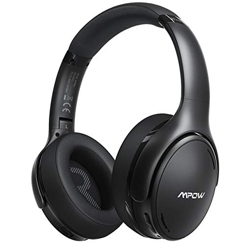 Mpow Cuffie Noise Cancelling, Cuffie Bluetooth 5.0, Cuffie Wireless Ricarica Rapida, Autonomia 35 Ore, Cuffie Cancellazione Rumore Suono Hi-Fi, Cuffie Riduzione del Rumore Per Cellullari/PC/TV