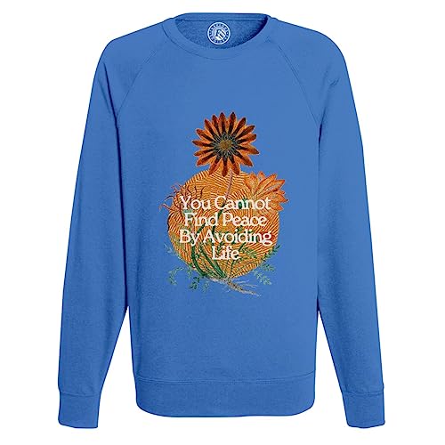 Sweat You Cannot Find Peace Rétro au Message Philosophique Floral