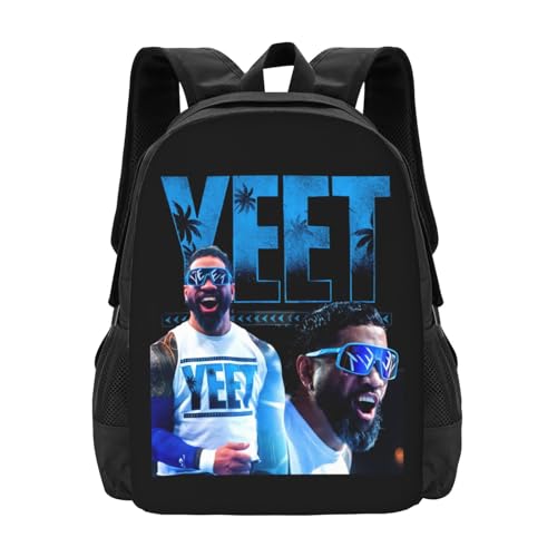 Jey Wrestler USO Backpack for Mountaineering Portable Work Backpack Notebook Bag for Men and Women