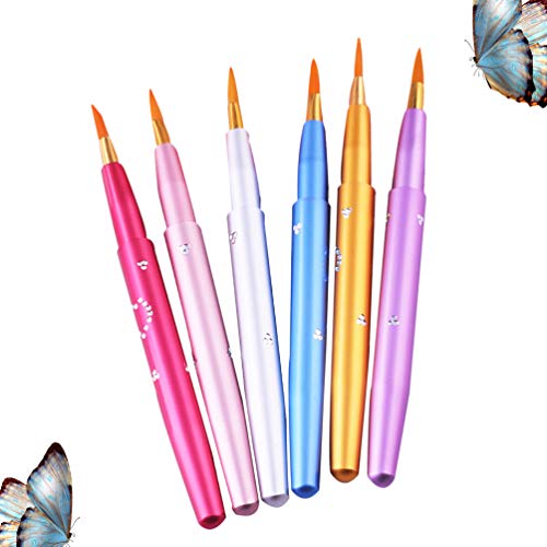 Minkissy 6 pennelli retrattili per labbra con