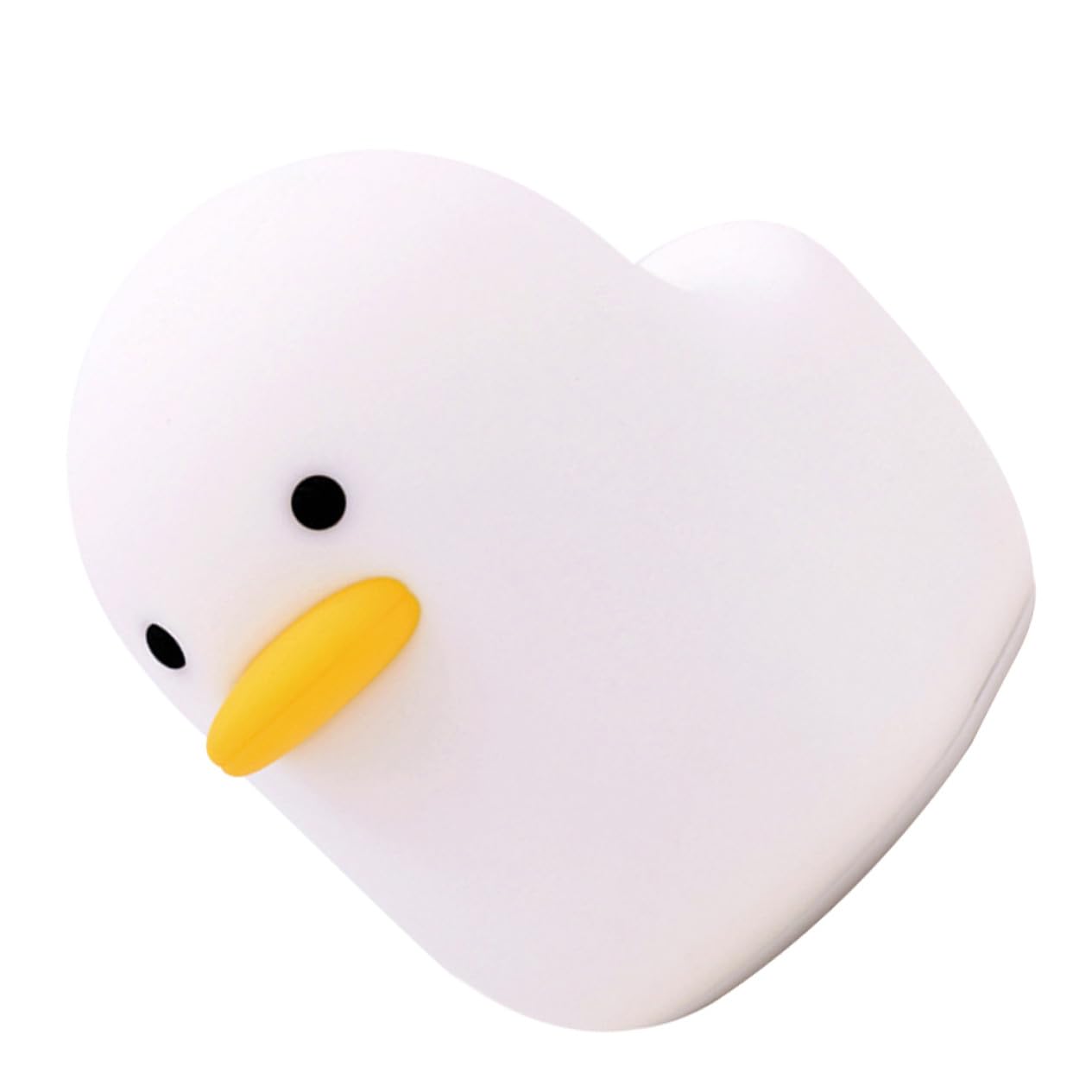 Luz Nocturna de Silicona 3w Color Blanco Carga USB para Hogar | Diseño de Dibujos Animados, Control Táctil, Capacidad 1200mah, Apta para Niños y Adultos