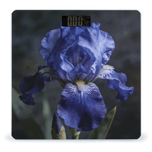 Báscula digital A Dreamy Deep Blue para baño con sensor y pantalla LED