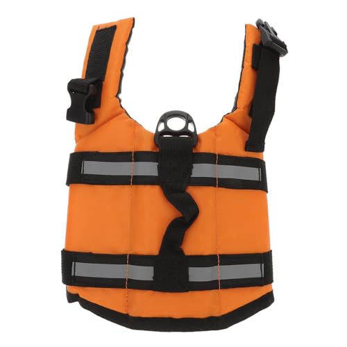 Hohopeti 3pcs Dog Small Vest for Boating XXS Buoyancy Handles Reflective Design