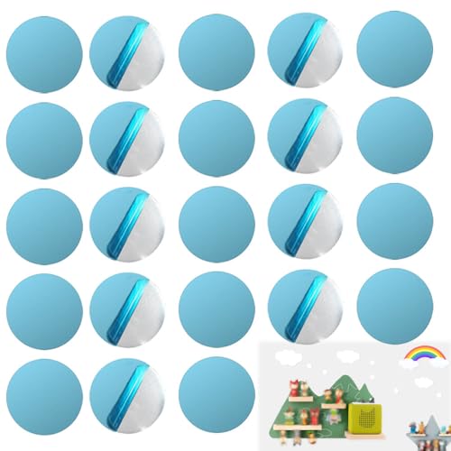 Image of Self-Adhesive Metal Plates for Tonie Figure, 50 Strong Magnetic Base Discs for DIY Display Shelves, Collectible Figures Storage, Kids' Room Decor and Organization