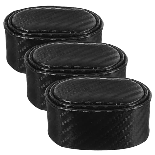 LOLIPPYY 3個 手表小枕頭 ブラック炭席模様 製 腕時計チェーン ブレスレット バングル用ディスプレイクッション 保護性反発スポンジ使用