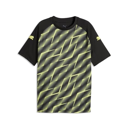 Camisetas Puma Individualliga Graphic Jersey Jr para fútbol infantil en color negro talla estándar