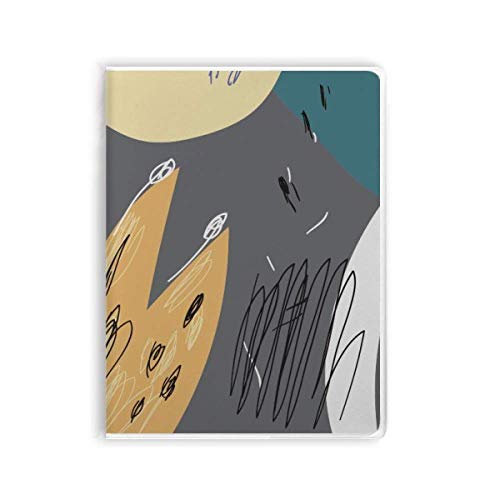 Carnet de notes couverture souple motif plantes carnet écriture gris A5