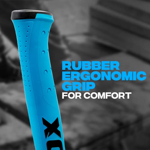 Ox Tools Trade 20-Ounce Straight Claw Hammer | Reinforced Fiberglass Handle W/Grip & Forged Steel Head #TOP5