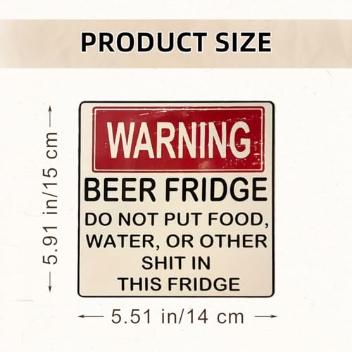 Imán Decorativo de Nevera para Cerveza Blanco Cuadrado miniatura 2
