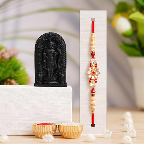 Webelkart Premium1 Rakhi With Ram Lalla Statue For Car dashbord Rakhi Bhaiya And Bhabhi.Rakhi For Bhaiya Bhabhi, Lumba Rakhi For Bhabhi Rakshabandhan Gift Best Wishes Card (B0CCL8RZHC) Amazon Price History, Amazon Price Tracker