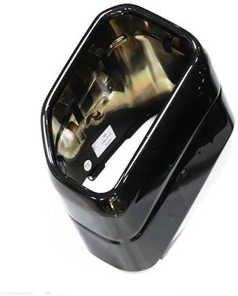 Exhaust Tail Pipe Cover For BMW X3 X4 G01 G02 2022 Replacement Stainless Steel Square Exhaust Trim Muffler Nozzle Rear End Components(Black-Left)
