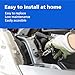 Philips Automotive Lighting 9003 VisionPlus Deluxe Upgrade Automotive Replacement Headlight Bulb, Fits Select High Beam, Low Beam, or Fog Positions (Pack of 2)