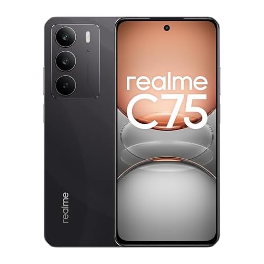 realme C75 4G Smartphone 8+128GB, IP 69 Vetro ArmorShell & Protezione ArmorShell, Batteria di lunga durata da 5828 mAh, Display Full HD a 90 Hz da 6,72'', nessun adattatore, Nero