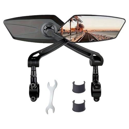 Rétroviseur vélo rotatif à 360 degrés pour guidon de VTT et route
